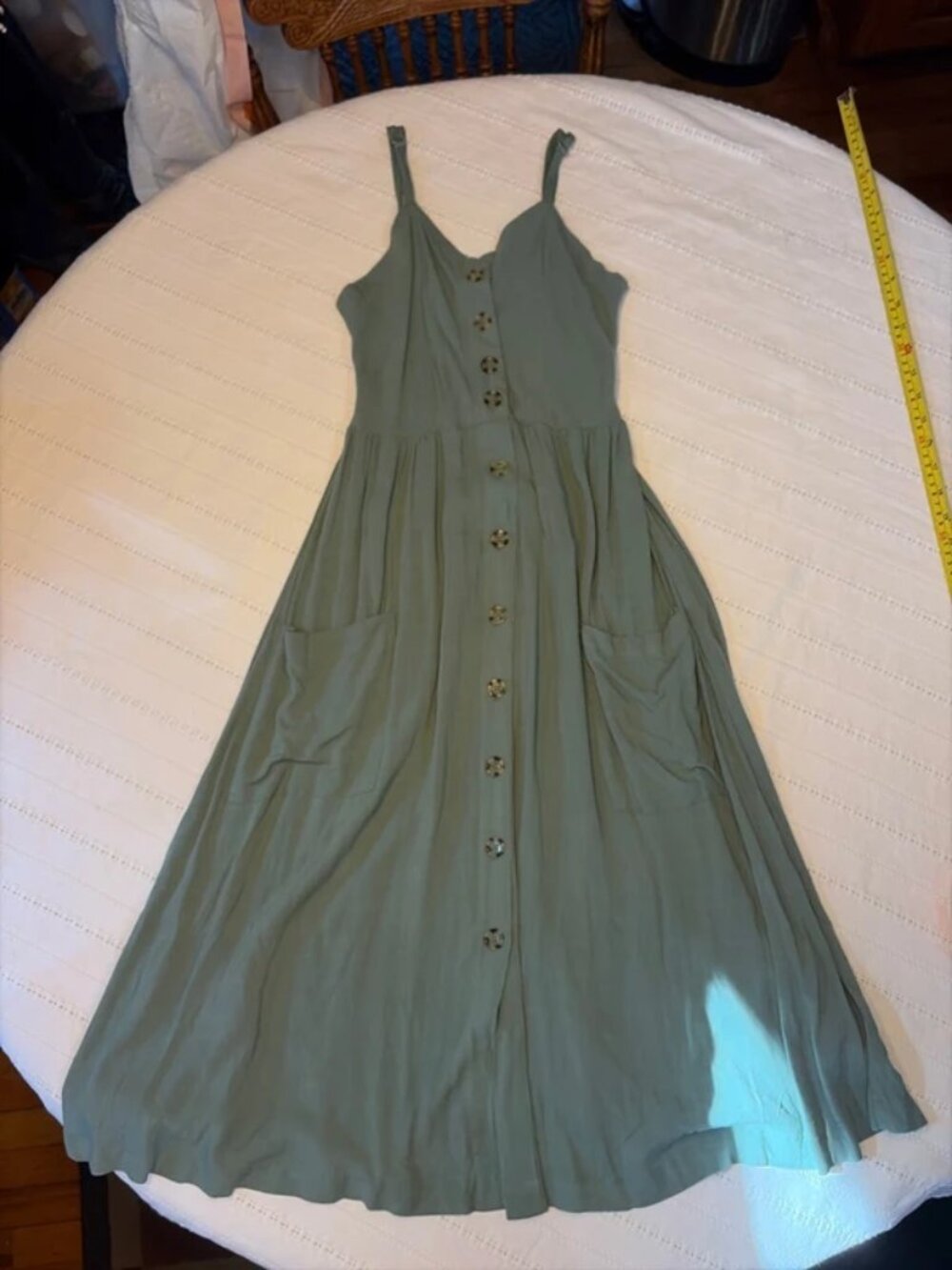 Sage green sundress